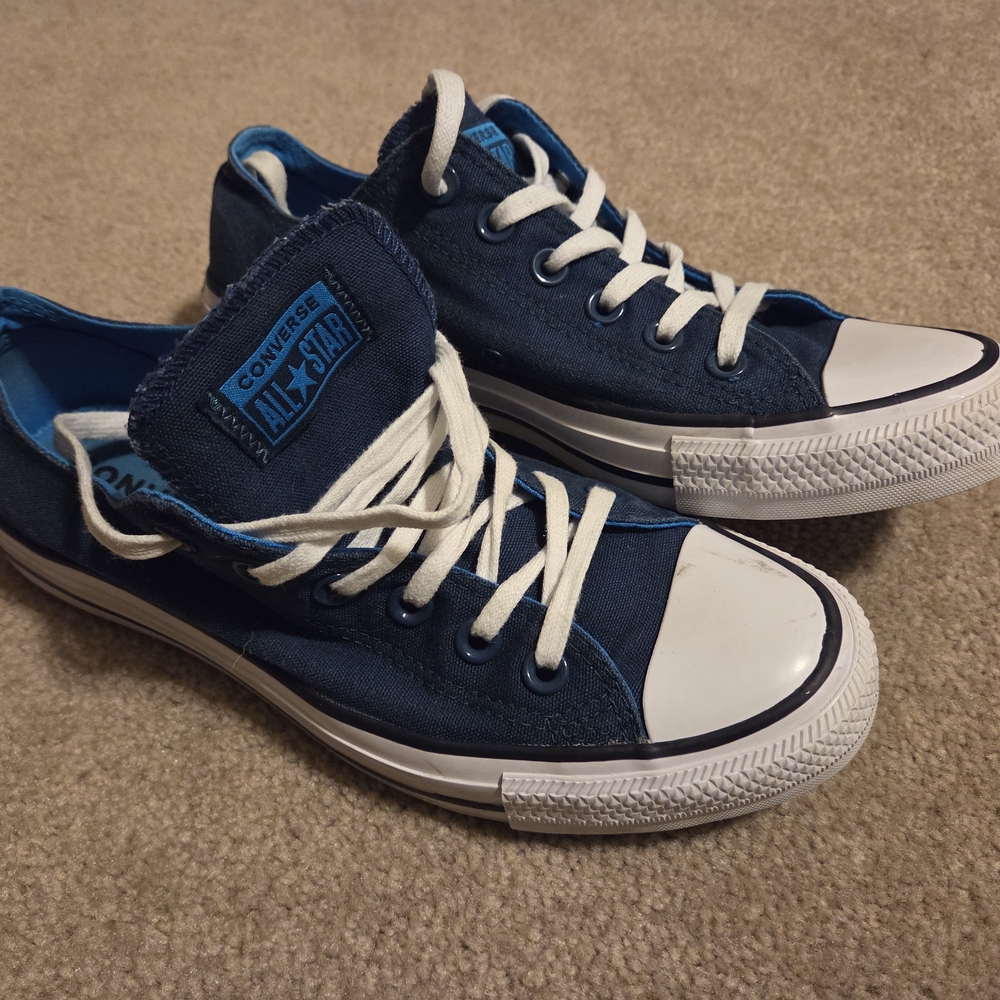 Converse All Star 2 Tone Dark Blue Size 8.5